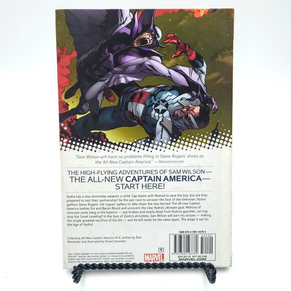 All-New Captain America Vol 1 Hydra Ascendant HC Trade Graphic Novel Marvel 2015 - Picture 2 of 2